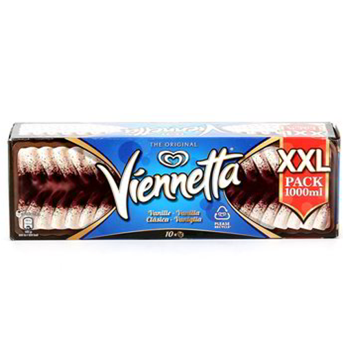 ALGIDA VIENNETTA VANIGLIA XXL GR.500