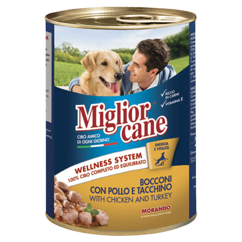 BOCC. POLLO E TACCHINO MIGLIORCANE GR 405