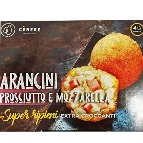 ARANCINI SICILIANI PROSC. E MOZZARELLA