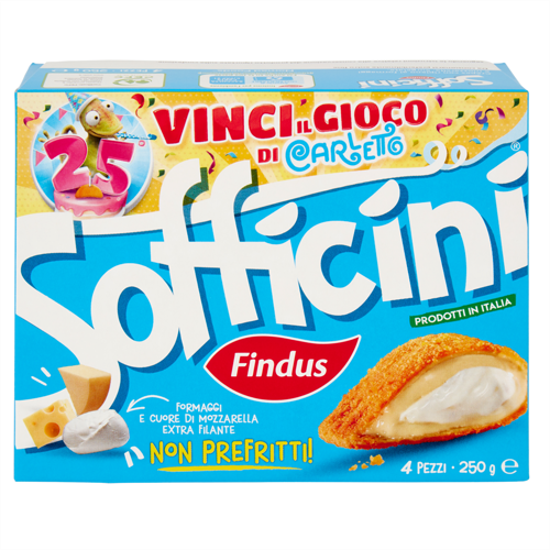 FINDUS SOFFICINI FORMAGGIO GR.250