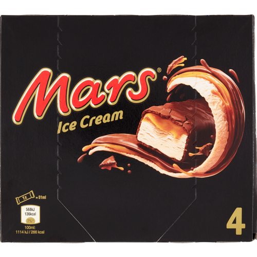 MARS ICE CREAM X 4