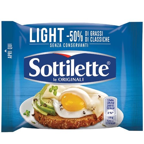 SOTTILETTE LIGHT KRAFT GR.200