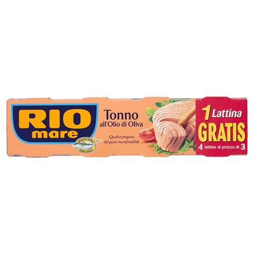 TONNO OLIO OLIVA RIO MARE GR.80X3+1