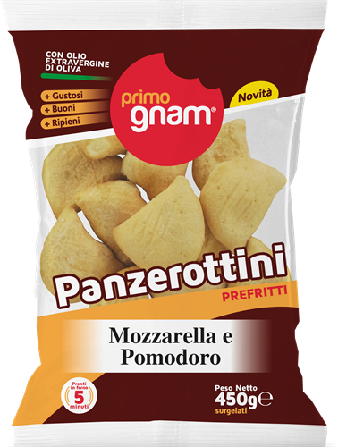 PRIMO GNAM PANZEROTTINIMOZZ. POMODORO GR.450