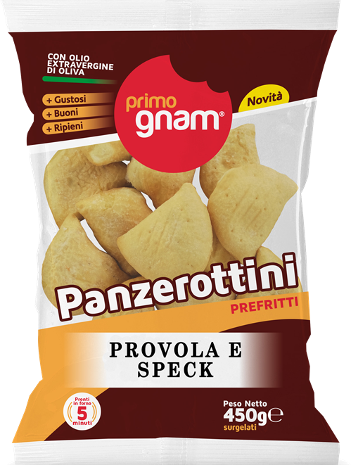 PRIMO GNAM PANZEROTTINI PROVOLA/SPECK GR.450