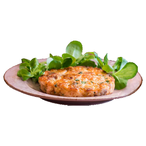 HAMBURGER DI SALMONE GR.100