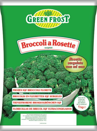 BROCCOLI ROSETTE GREEN FROST KG1